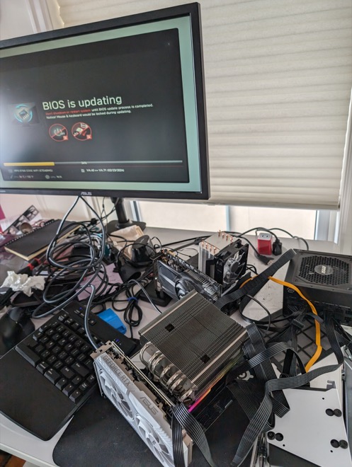 building a new computer, in shambles